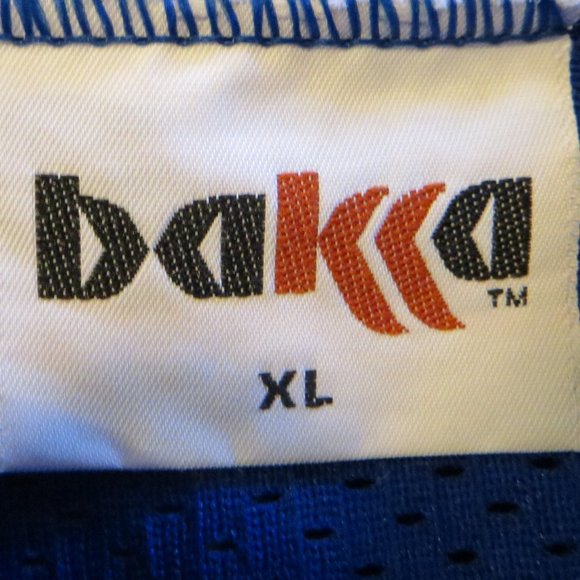 Dakka Two Hockey Jerseys Hawks One Game Or Practice Worn Blue White XL XXL - Picture 6 of 16